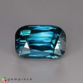 Natural Caribbean Blue Zircon 57.75 Carats Fine Caribbean Blue Cushion 22x15 mm Loose Gemstone - Image 1
