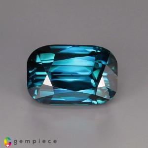 Caribbean Blue Zircon  57.75cts - 22x15mm Caribbean Blue Zircon  57.75cts - 22x15mm