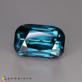 Natural Caribbean Blue Zircon 57.75 Carats Fine Caribbean Blue Cushion 22x15 mm Loose Gemstone - Image 2