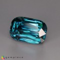 Natural Caribbean Blue Zircon 57.75 Carats Fine Caribbean Blue Cushion 22x15 mm Loose Gemstone - Image 3