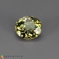 Natural Grossular garnet 1.01 Carats Yellow Oval 6x5 mm Loose Gemstone - Image 1