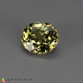 Natural Grossular garnet 1.01 Carats Yellow Oval 6x5 mm Loose Gemstone - Image 2