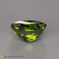 Natural Sphene 47.10 Carats Fine Green with Red Flashes Cushion 23x19 mm Loose Gemstone - Image 3