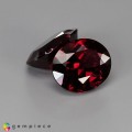 Natural Rhodolite garnet 10.10 Carats Intense Reddish Pink Oval 11x9 mm Loose Gemstone - Image 2