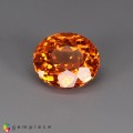 Natural Spessartite garnet 2.39 Carats Mandarin Orange Oval 8x7 mm Loose Gemstone - Image 1