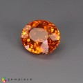 Natural Spessartite garnet 2.39 Carats Mandarin Orange Oval 8x7 mm Loose Gemstone - Image 3
