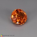 Natural Spessartite garnet 2.39 Carats Mandarin Orange Oval 8x7 mm Loose Gemstone - Image 5