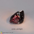 Natural Color change garnet 1.59 Carats Bluish Green to Purplish Red Heart  7x5 mm Loose Gemstone - Image 4
