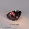 Natural Color change garnet 1.59 Carats Bluish Green to Purplish Red Heart  7x5 mm Loose Gemstone - Image 5