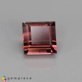 Natural Tourmaline 1.46 Carats Pink Square  6x4 mm Loose Gemstone - Image 1