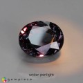 Natural Color change garnet 1.32 Carats Bluish Green to Purplish Red Oval 7x5 mm Loose Gemstone - Image 1
