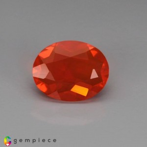 fire opal  1.40cts - 10x8mm fire opal  1.40cts - 10x8mm