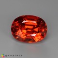 Natural Spessartite garnet 35.80 Carats Orange Oval 21x16 mm Loose Gemstone - Image 2