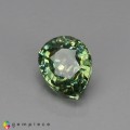 Natural Demantoid garnet 1.08 Carats Green Pear 7x5 mm Loose Gemstone - Image 2