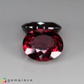 Natural Rhodolite garnet 10.41 Carats Purplish Pink Oval 11x10 mm Loose Gemstone - Image 1