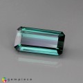 Natural Tourmaline 3.56 Carats Teal Green Emerald Cut 12x6 mm Loose Gemstone - Image 2