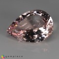 Natural Morganite 34.68 Carats Peach Pink Pear 28x20 mm Loose Gemstone - Image 2