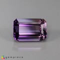 Natural Ametrine 15.48 Carats Purple to Yellow Emerald 18x12 mm Loose Gemstone - Image 1