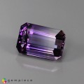 Natural Ametrine 15.48 Carats Purple to Yellow Emerald 18x12 mm Loose Gemstone - Image 3
