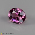 Natural Malaya garnet 1.46 Carats Purplish Pink Oval 7x6 mm Loose Gemstone - Image 2