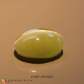 Natural Chrysoberyl cats eye 1.15 Carats Yellow Oval Cabochon 7x5 mm Loose Gemstone - Image 5
