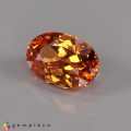 Natural Spessartite garnet 2.25 Carats Mandarin Orange Oval 9x6 mm Loose Gemstone - Image 2