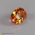 Natural Spessartite garnet 2.25 Carats Mandarin Orange Oval 9x6 mm Loose Gemstone - Image 4
