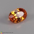 Natural Spessartite garnet 2.25 Carats Mandarin Orange Oval 9x6 mm Loose Gemstone - Image 5