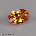 Natural Spessartite garnet 2.25 Carats Mandarin Orange Oval 9x6 mm Loose Gemstone - Image 6