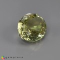 Natural Sillimanite 11.88 Carats Light Yellow Green Oval 15x12 mm Loose Gemstone - Image 4