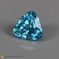 Natural Apatite 1.31 Carats Paraiba Blue Green Trilliant  7x4 mm Loose Gemstone - Image 2