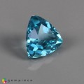 Natural Apatite 1.31 Carats Paraiba Blue Green Trilliant  7x4 mm Loose Gemstone - Image 3