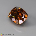 Natural Sphalerite 5.83 Carats Fire Orange Cushion 10x9 mm Loose Gemstone - Image 4