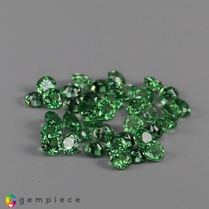 tsavorite garnet  3.65cts - 3x2mm