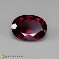 Natural Rhodolite garnet 10.58 Carats Purplish Red Oval 16x12 mm Loose Gemstone - Image 1