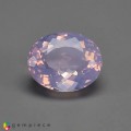 Natural Lavender quartz 20.42 Carats Lavender Oval 19x16 mm Loose Gemstone - Image 1