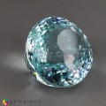Natural Paraiba tourmaline 71.06 Carats Greenish Blue Oval 26x23 mm Loose Gemstone - Image 6