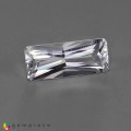Natural Petalite 7.17 Carats White Emerald Radiant 20x8 mm Loose Gemstone - Image 1
