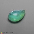 Natural Peru opal 16.28 Carats Paraiba Blue Green Pear Cabochon 24x15 mm Loose Gemstone - Image 4