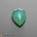 Natural Peru opal 16.28 Carats Paraiba Blue Green Pear Cabochon 24x15 mm Loose Gemstone - Image 2