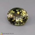 Natural Tourmaline 5.75 Carats Greenish Yellow Oval 12x10 mm Loose Gemstone - Image 3