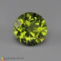 Natural Peridot 4.54 Carats Green Round 10x7 mm Loose Gemstone - Image 1