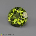 Natural Peridot 4.54 Carats Green Round 10x7 mm Loose Gemstone - Image 2