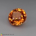 Natural Spessartite garnet 1.38 Carats Fanta Orange Round 6x4 mm Loose Gemstone - Image 3