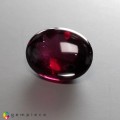 Natural Rhodolite garnet 16.17 Carats Purplish Pink Buff Top 17x14 mm Loose Gemstone - Image 3