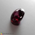 Natural Rhodolite garnet 16.17 Carats Purplish Pink Buff Top 17x14 mm Loose Gemstone - Image 4