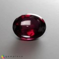 Natural Rhodolite garnet 16.17 Carats Purplish Pink Buff Top 17x14 mm Loose Gemstone - Image 1