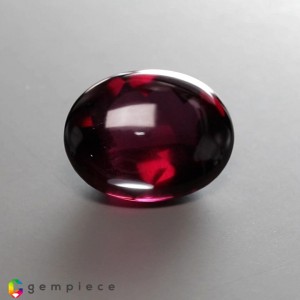 rhodolite garnet  16.17cts - 17x14mm