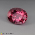 Natural Purplish pink natural rubellite oval shaped 2.20 Carats Purplish Pink Oval 9x8 mm Loose Gemstone - Image 2