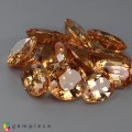 Natural Hessonite garnet 65.77 Carats Brass Yellow Oval Mixed Lot Loose Gemstone - Image 1
